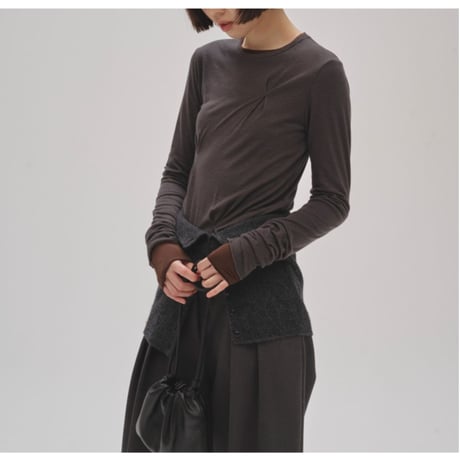 【TODAYFUL】Tuck Layered Long T-shirts   ＊
