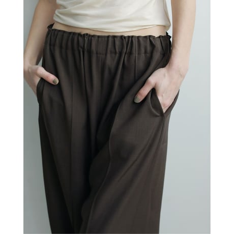 【anuke】Pintuck Wide Pants
