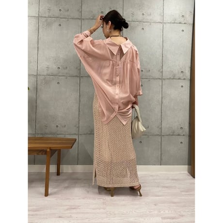 【ROSIEE】CBスキッパーシアーシャツ