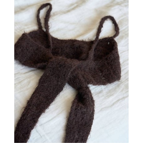 【anuke】Crochet Knit Bustier　納期：7月中旬～8月中旬