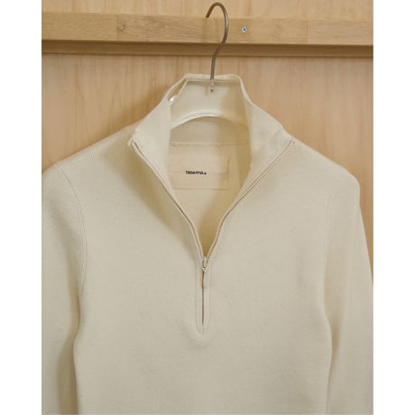 【TODAYFUL】Halfzip Rib Knit　※納期1月下旬〜2月下旬