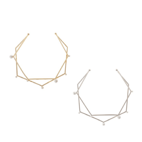 【Sea'ds mara】Layered pearl choker