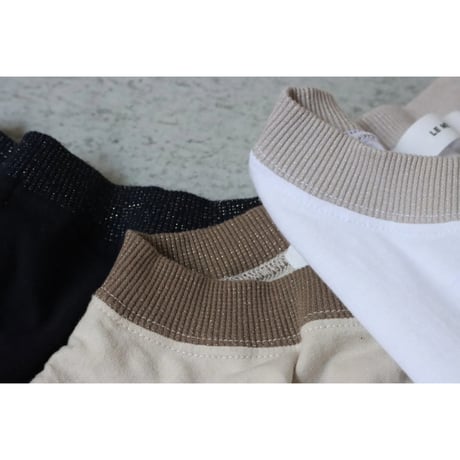 【LE MELANGE】オーバーサイズ半袖ロゴTee