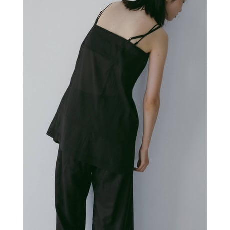 【anuke】Sheer Panel Longcamisole　※納期5月上旬～6月上旬