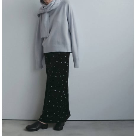 【anuke】Rib Knit Stole　※納期11月中旬～12月中旬