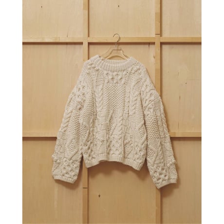 【TODAYFUL】Pattern Hand Knit　※納期10月中旬～11月中旬