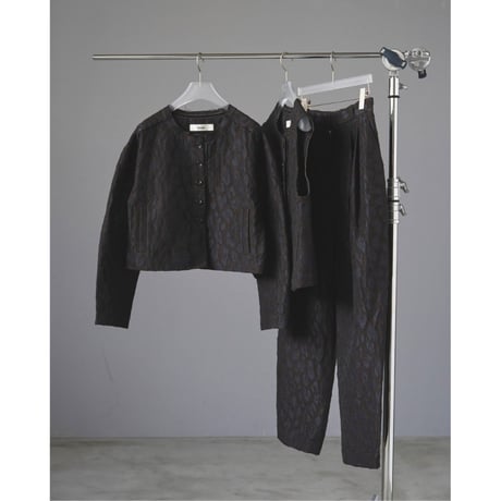 【anuke】Leopard Jacquard Pants※9月中～10月中