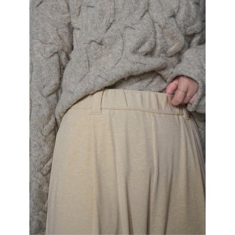 【YENN】BRUSHED JERSEY WIDE PT