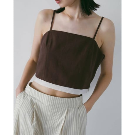 【anuke】Linen Compact Camisole　※納期3月上旬～4月上旬