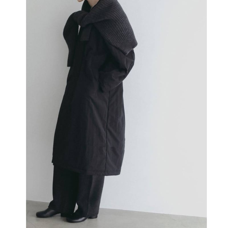 anuke】Padded Soutiencollar Coat ※納期11月上旬～12月上旬