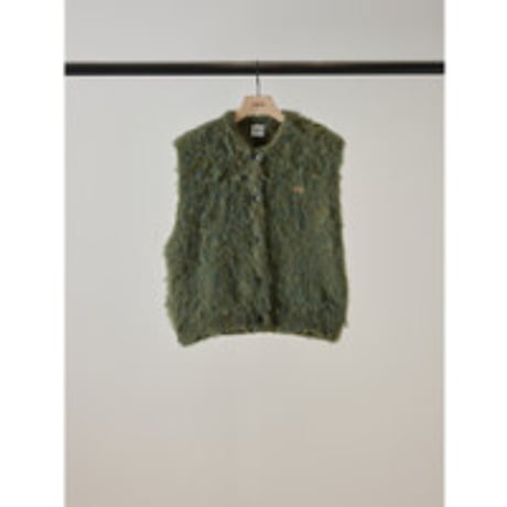 【YENN】FLUFFY VEST