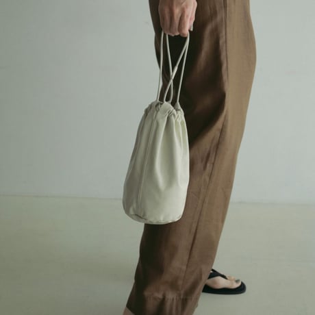 【anuke】Leather Tube Bag　※納期1月下旬〜2月下旬