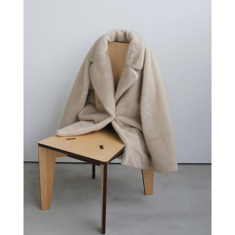【anuke】Eco Minkfur Jacket　※納期11月下旬～12月下旬