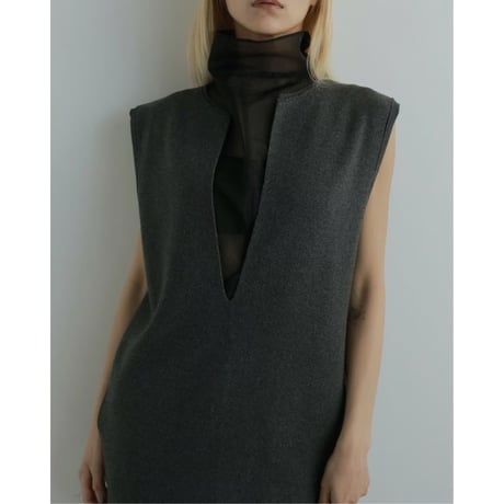 【anuke】Sheer Turtle Onepiece
