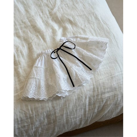 【anuke】2way Lace Skirt　※納期7月下旬～8月下旬