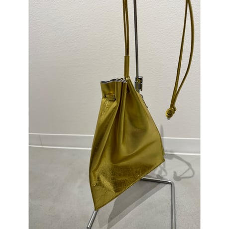 再販【blancle】M.LEATHER ZIP DRAWSTRING 【M size】bc1172