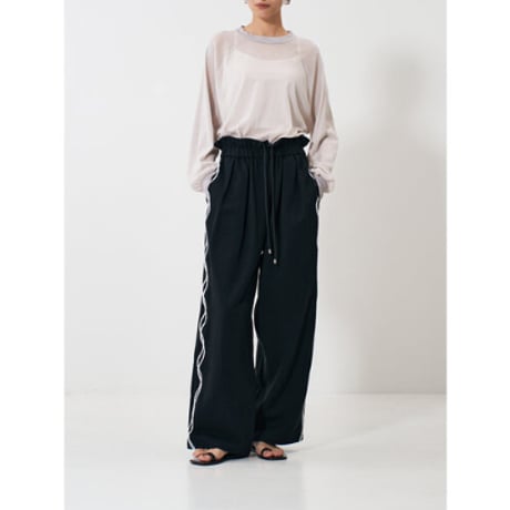 【YENN】COTTON TULLE WIDE PO　納期：2026年2月上旬～3月上旬