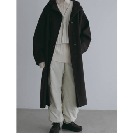 【anuke】Halfzip Rib Knit