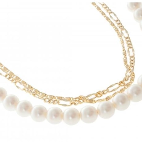 【Sea'ds mara】Layer pearl long necklace
