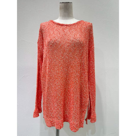 【CYAN tokyo】ネップメッシュニットTOPS