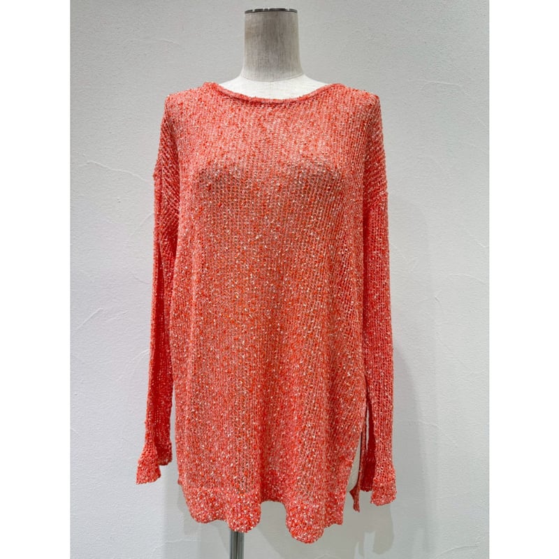 CYAN tokyo】ネップメッシュニットTOPS | selectshop kusukusu