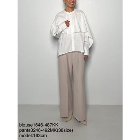 ミリタリークロス タックワイドパンツ（その他パンツ）｜journal