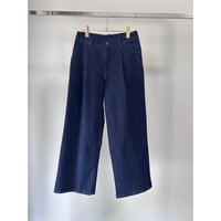 【MARGAUX VINTAGE】onewash ワイドデニムパンツ