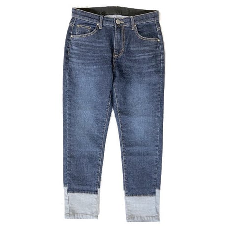 【INDIMARK】ボーイフレンドデニム　ベーシックブルー　WJ072