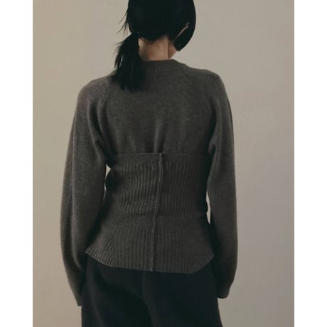 【anuke】Wool 2way Bustier　※納期11月中旬～12月中旬