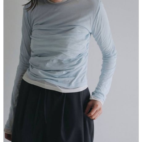 【anuke】Gather Compact Tops　※納期8月中旬～9月中旬