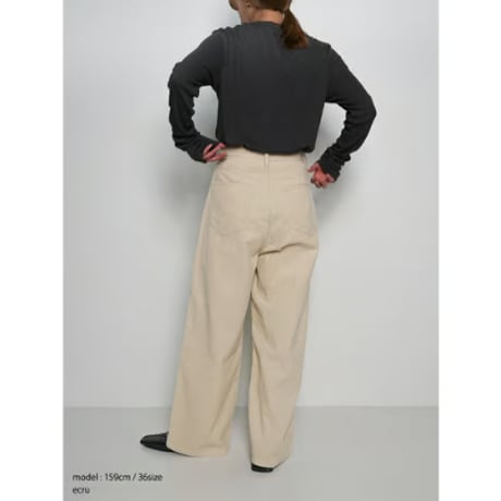 【YENN】WASHED CORDUROY PT