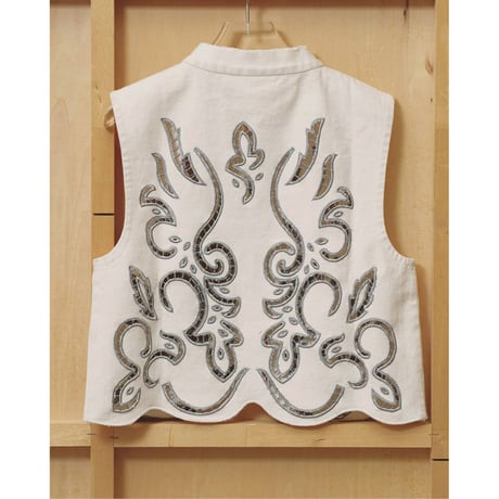 【TODAYFUL】Cut Lace Twill Vest　※6月下旬～7月下旬