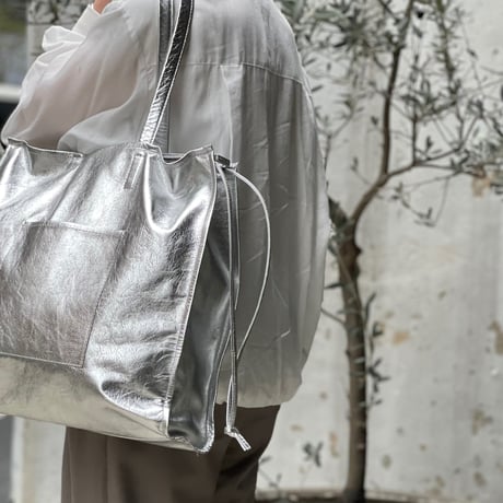 【blancle】M.LEATHER SQUEEZE BIG TOTE bc-1251