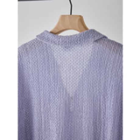 【YENN】KEY NECK BLOUSE
