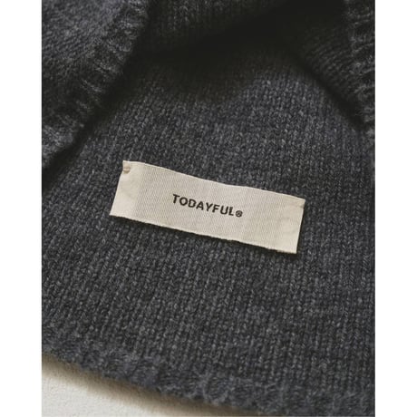 【TODAYFUL】Seamless Cashmere Beanie　※納期9月中旬～10月中旬