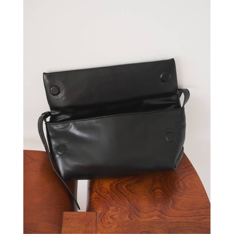 【anuke】Ecoleather Wrap Bag