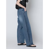 【YENN】SIDE PLEATED DENIM PT  ＊
