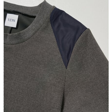 【YENN】FADED RIB DRESS
