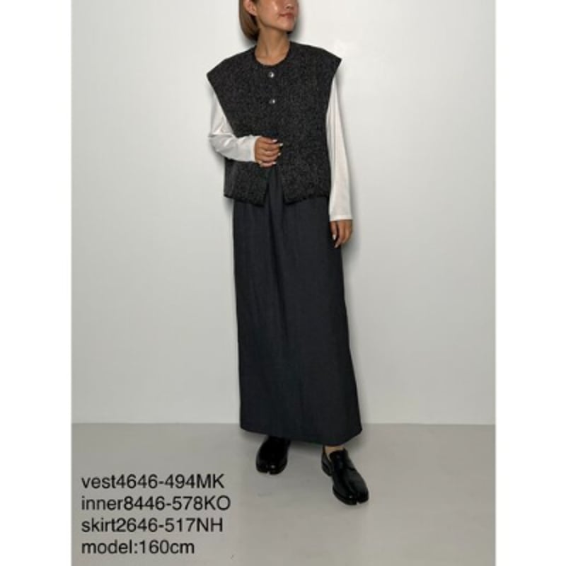 Cygne シーニュ　ツイード　ベスト CHIGNON】ﾂｲｰﾄﾞｼｮｰﾄﾍﾞｽﾄ | selectshop kusukusu