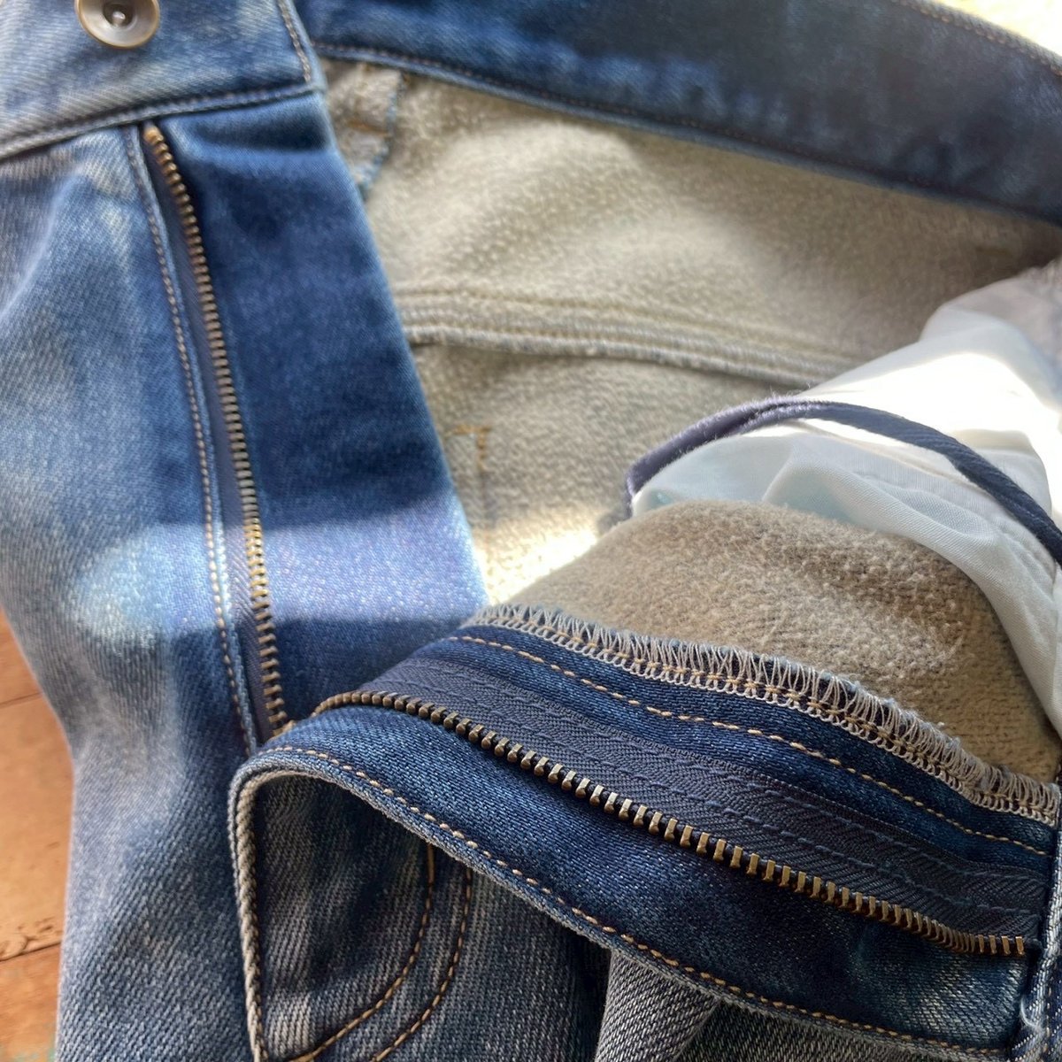 Anna Kerry】裏起毛モロッコデニムパンツ | selectshop kusukusu