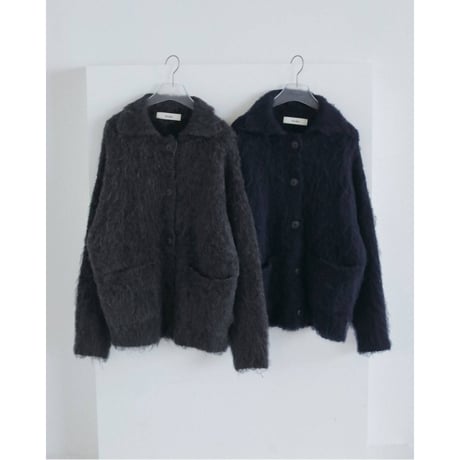 【anuke】Brushed Knit Jacket　※納期11月中旬～12月中旬