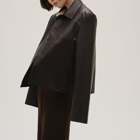 【TODAYFUL】Leather Shirts Jacket　※納期2月中旬〜3月中旬