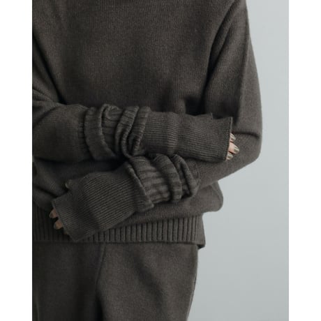 【anuke】Rib Knit Armwarmers※12月上～1月上
