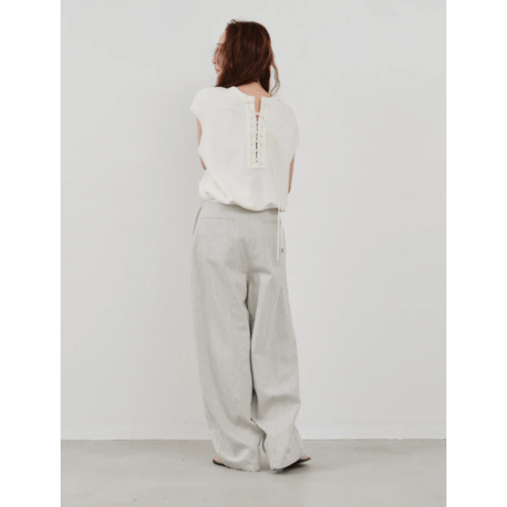 【Hella】back laceup sweat　※納期6月中旬〜7月中旬