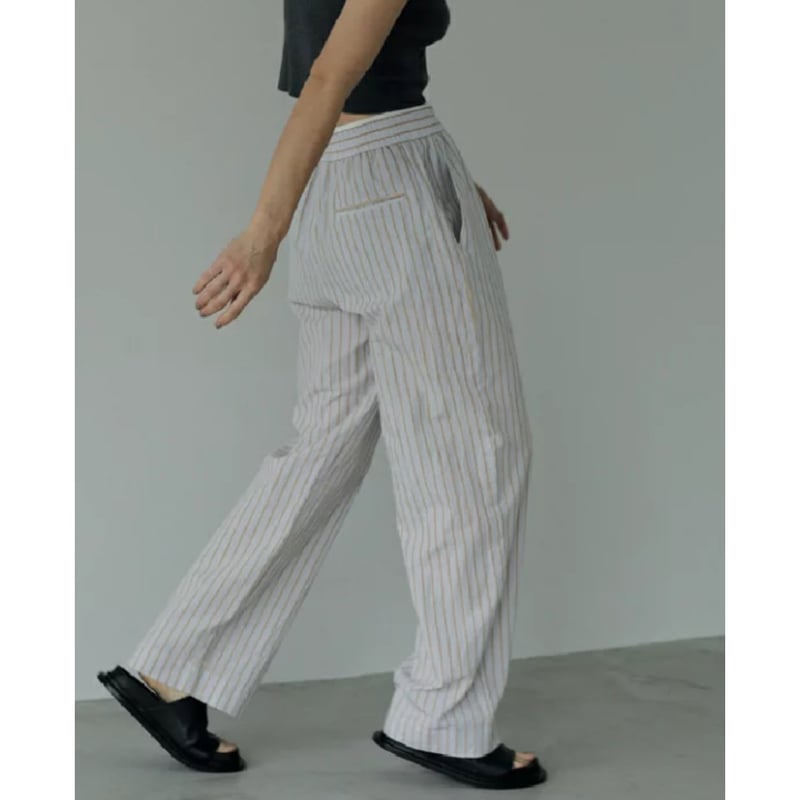 ànuke】Stripe Rough Pants | selectshop kusukusu