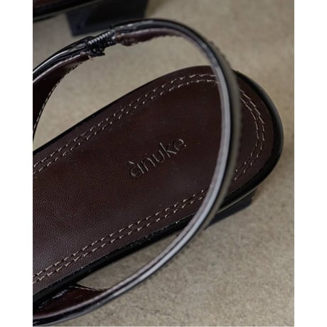 【anuke】Squaretoe Enamel Pumps　※納期7月上旬～8月上旬