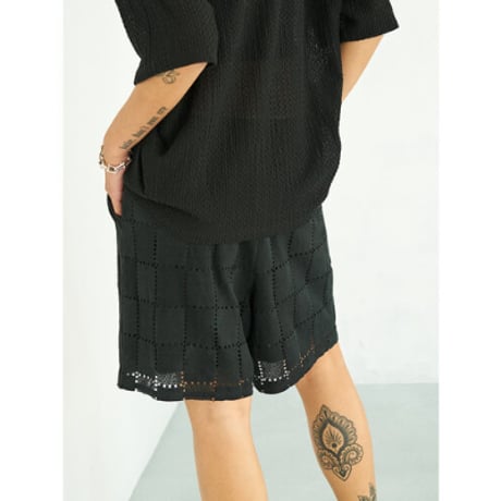 【YENN】 LACE BERMUDA PT