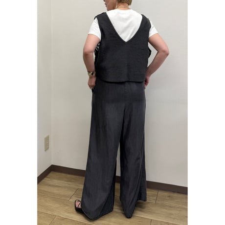 【QTUME】2WAYクロップドベスト