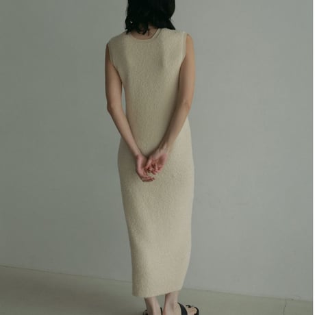【anuke】2way Shaggy Onepiece　※納期3月下旬〜4月下旬