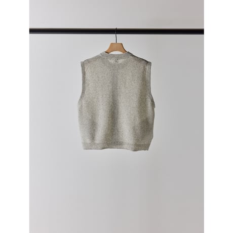【YENN】LINEN SHEER VEST